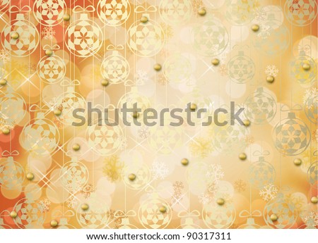 Holiday gift boxes decorated with bows and ribbons on the bright abstract background