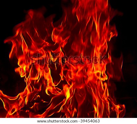 flames wallpaper. stock photo : Red Fire Flames