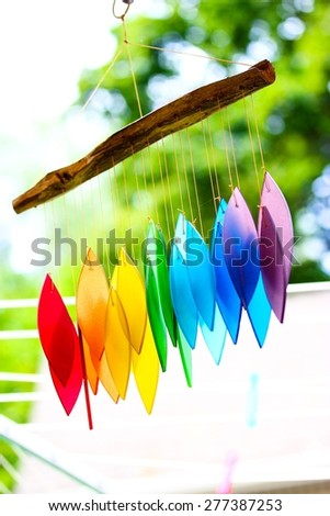 Wind Chimes outdoors