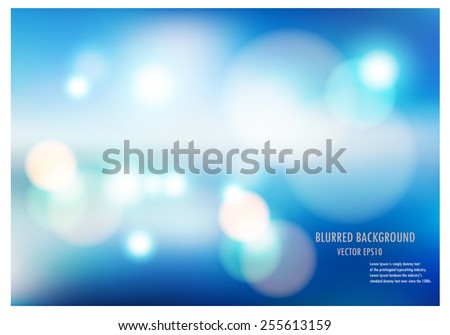 vector illustration of soft colored abstract blurred light background layout design , can be use for background concept or festival background.