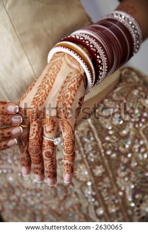 stock photo Details from a hindu wedding