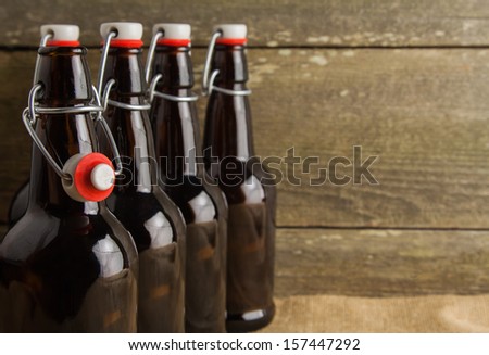 home brew easy cap beer bottles