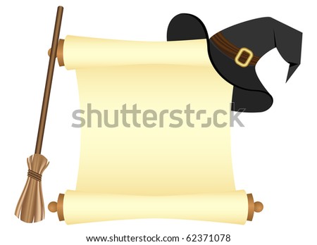 blank paper scroll. lank paper scroll