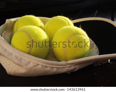 tennis cap & balls