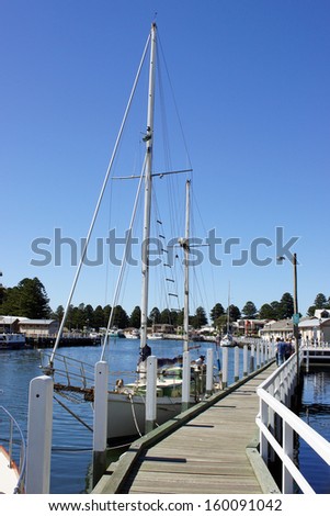 Marina of Port Fairy, Australia