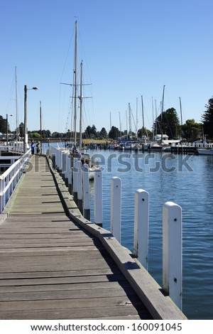 Marina of Port Fairy, Australia