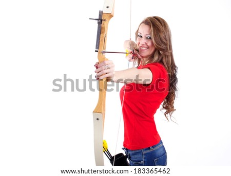woman archery
