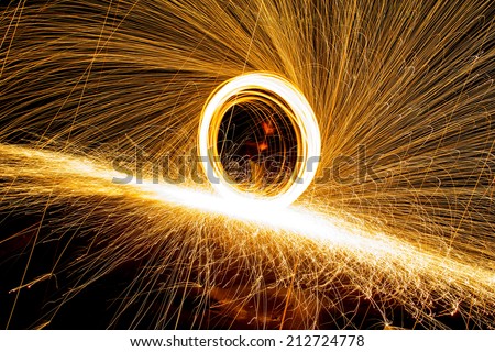Steel Wool Photography Fire Twirling Sparks