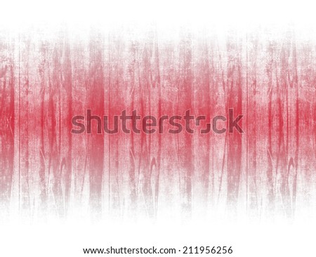 Red textured line design on the simple white background.