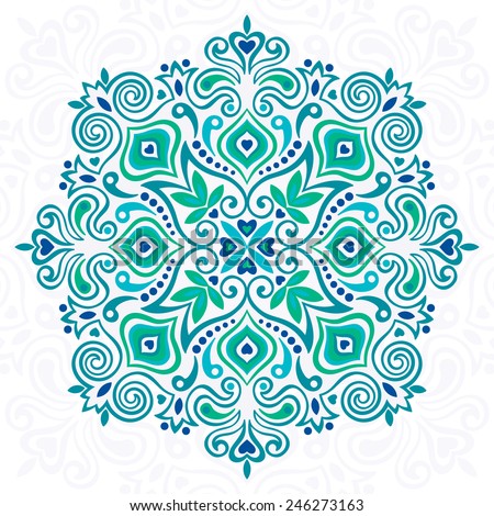 Abstract Flower Mandala Decorative element for design Vector illustration Abstract Flower Mandala Decorative element for design Vector illustration