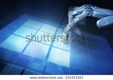 Hand of robot Hand of robot