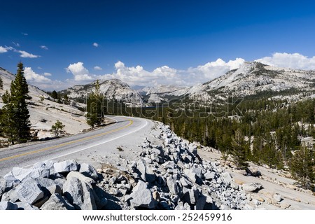 Tioga Pass is a mountain pass in the Sierra Nevada mountains of California. State Route 120 runs through it, and serves as the eastern entry point for Yosemite National Park.