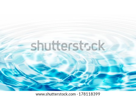 water ripples - turquoise concentric circles