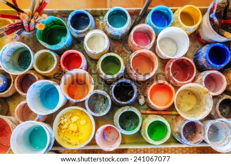 paint jars