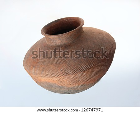clay ceramic authentic ethnic indian pot, jug
