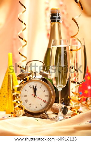 Happy new year - party decoration