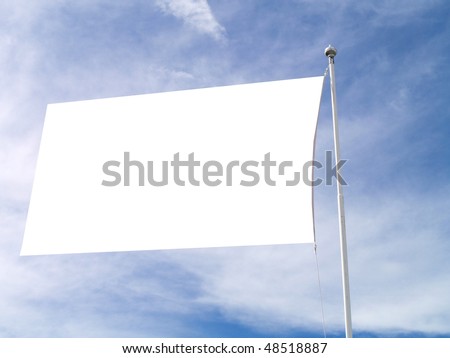 White Flag Stock Photo 48518887 : Shutterstock