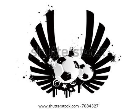 Football Pattern Stock Vector Illustration 7084327 : Shutterstock