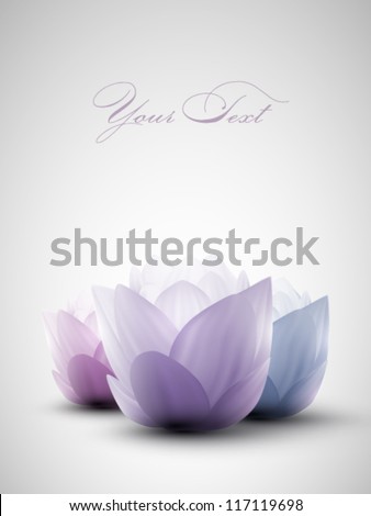Vector Lotus Flowers