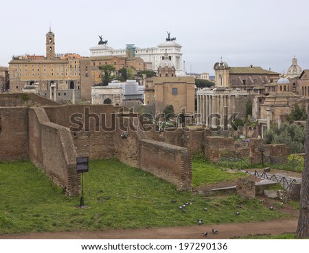 The Palatine Hill in Rome is one of the most ancient parts of the city