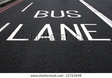 http://image.shutterstock.com/display_pic_with_logo/145756/145756,1211114417,1/stock-photo-bus-lane-sign-painted-on-to-tarmac-road-12763648.jpg