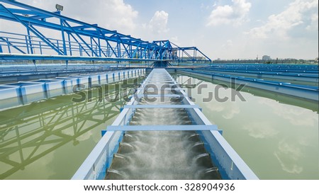 Clarifier sedimentation tank effluent of Water treatment plant
