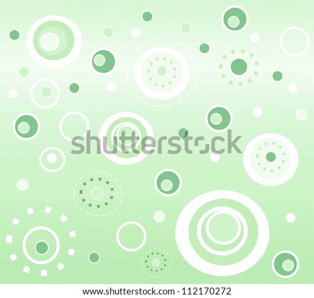 Circles bubbles pastel pattern