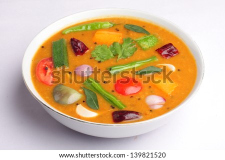 Sambar a south indian dish Sambar a south indian dish