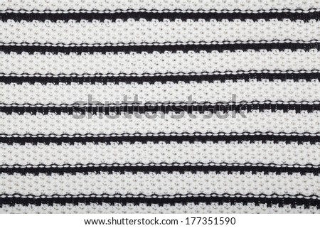 Black and white textile texture