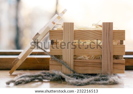 gift box made of wood