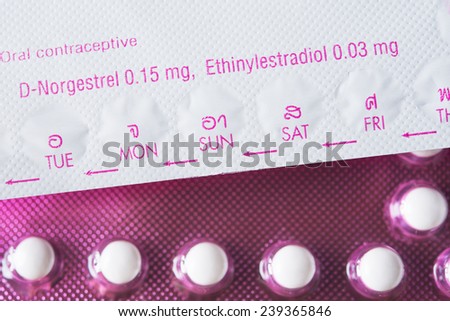 Contraceptive pill or Birth control pill