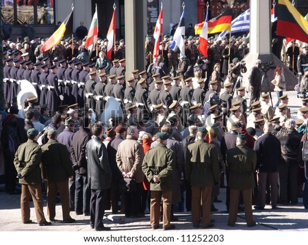 Celebration ceremony due to Lithuania admission into NATO. Vilnius, 02-04-2004