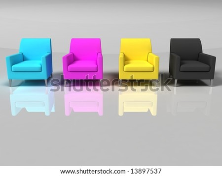 isolated sofa
