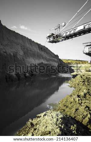 coal mine, land layer