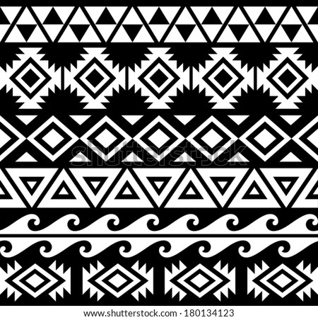 Seamless Tribal Pattern Design Seamless Tribal Pattern Design