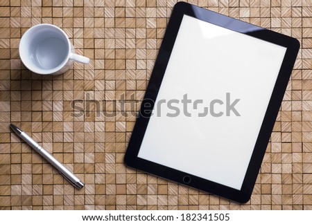 tablet pen mug