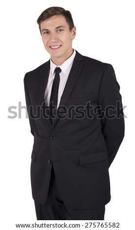 Businessman portrait isolated