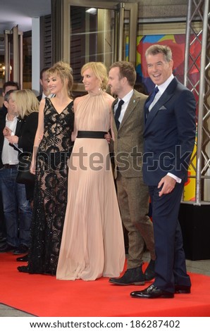 BERLIN - GERMANY - FEBRUARY 10: The Cast of A Long Way Down at the 64rd Annual Berlinale \