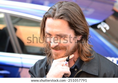 BERLIN - GERMANY - FEBRUARY 8: Christian Bale at the 65rd Annual Berlinale International Film Festival 