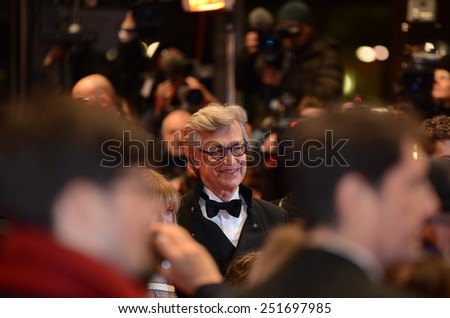 BERLIN - GERMANY - FEBRUARY 10: Wim Wenders at the 65rd Annual Berlinale International Film Festival 