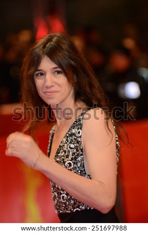 BERLIN - GERMANY - FEBRUARY 10: Charlotte Gainsbourg at the 65rd Annual Berlinale International Film Festival 