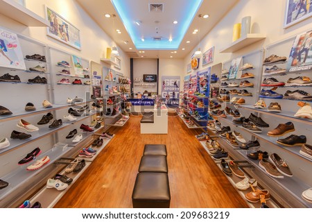 BANGKOK - FEB 22: Skechers shoes shop at Central Ladprao in Bangkok on Feb 22, 2014. It is a shopping complex, owned Central Pattana and was the first inegrated shopping complex of Central Pattana