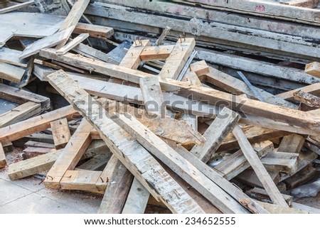 junk construction wood plank background