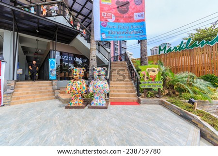 PATTAYA, THAILAND - SEP 21: Teddy Bear Museum on Sep 21, 2014 in Pattaya. It is an indoor museum in Pattaya which consists varieties collection of bear dolls for kids and families.