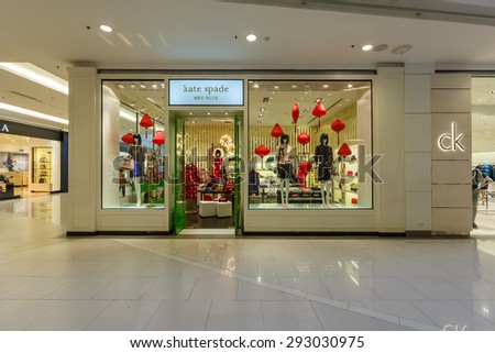 BANGKOK - DEC 5: Kate spade shop at Central World on Dec 5, 2014 in Bangkok. Central World is a shopping plaza and complex which is the sixth largest shopping complex in the world.