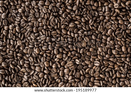 a lot of coffee beans