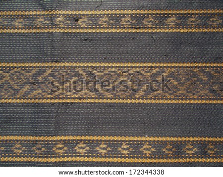 Thai  style textile fabric  , handmade for background