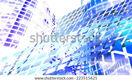 Volume light Geometric Background