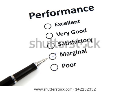Performance evaluation form