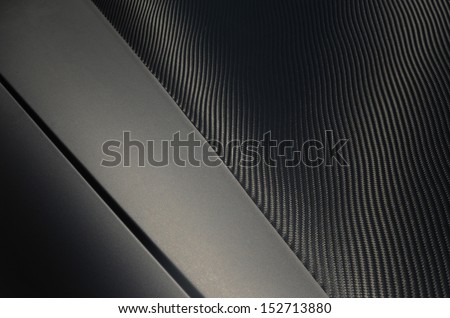 Carbon mat metallic grey car wrap